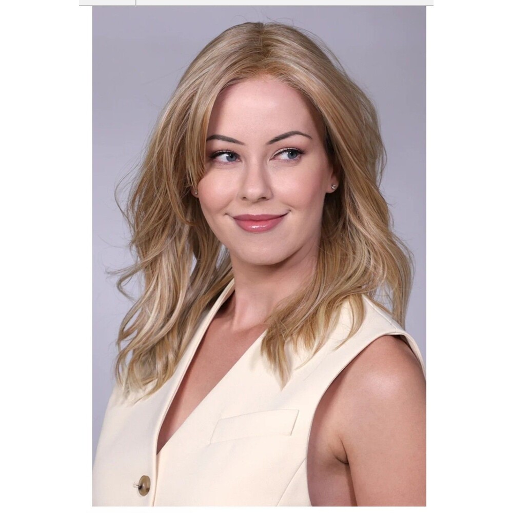 CAMBRIDGE Wig by BelleTress Lace Front Center Part Cake Batter Blonde